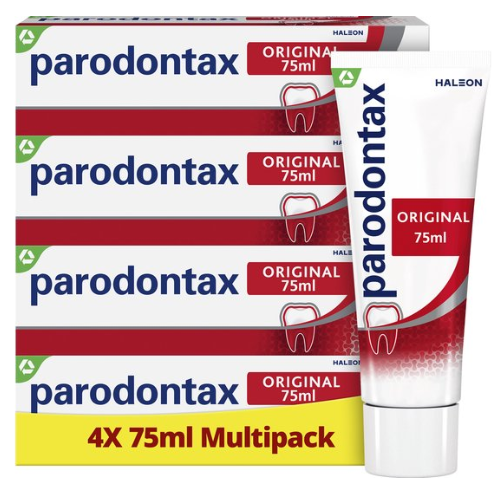 Parodontax - Original - dentifrice quotidien - contre les saignements des gencives - 4x75 ml