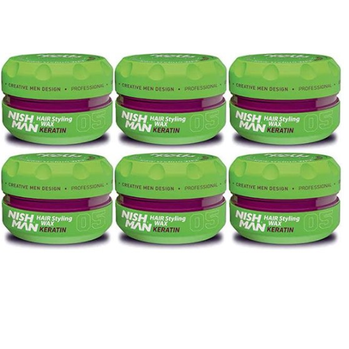 NISHMANWAX 05 CIRE COIFFANTE À LA KÉRATINE 6 PIÈCES