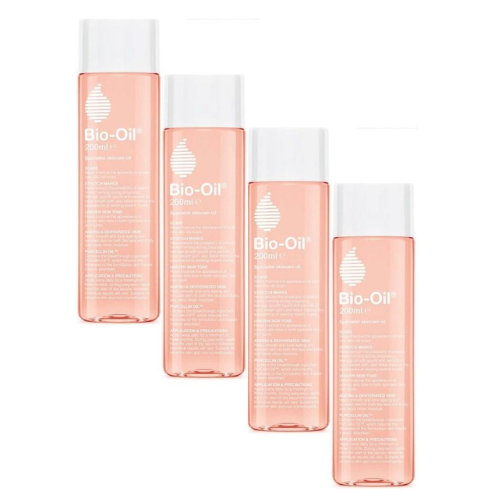 Huile pour la peau Bio-Oil - Huile de soin pour la peau - Pack économique de 4 x 200 ml