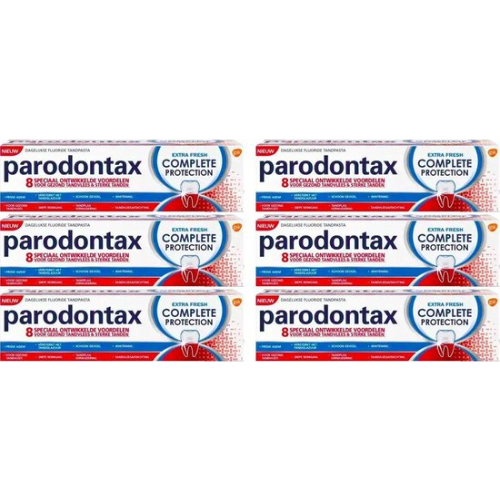 Parodontax Dentifrice Extra Frais Protection Complète - 6 x 75 ml