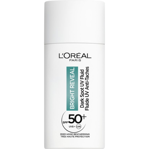 L'Oréal Bright Reveal Dark Spot Fluid Hydratant UV avec SPF 50+ - pour un teint plus éclatant - Réduit et corrige les taches pigmentaires - 50 ml