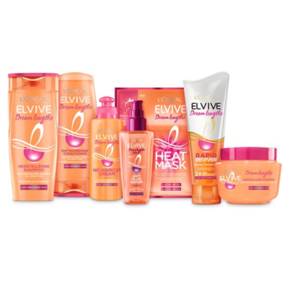 L'Oréal Paris Elvive Dream Lengths - Shampoo met Castorolie en Niacinamide - Lang en Beschadigd Haar - 250ml