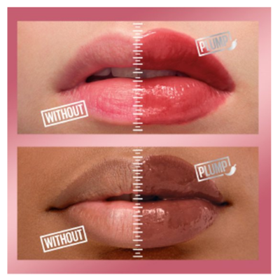 Maybelline - Lifter Plump - Lip Plumping lipgloss - langdurig vollere lippen - verwarmende sensatie met 5% Maxi-Lip™ en chilipeper -002 Mauve Bite - 5,4 ml