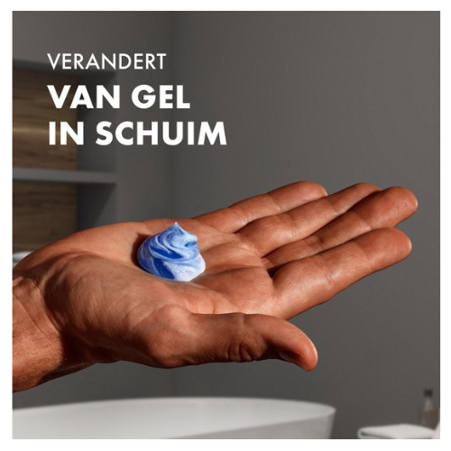 Gel de rasage Gillette Fusion - À l'huile d'amande - Pour peaux sensibles - Pack économique 6 x 200 ml