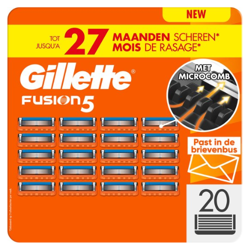 Lames de rasoir Gillette Fusion5 pour hommes - Lot de 20