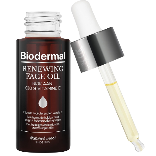 Huile visage biodermique - Huile visage régénérante aux puissants antioxydants spécifiques à la peau Q10 - Idéale à mélanger avec une crème de jour - Huile anti-âge - 30 ml