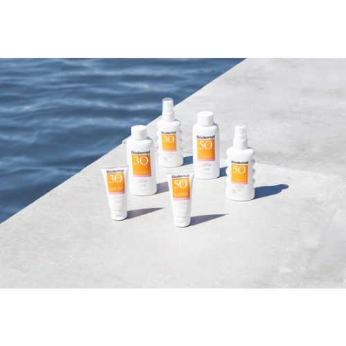 Crème solaire Biodermal Peaux sensibles - Lait solaire - SPF 30 - 200 ml
