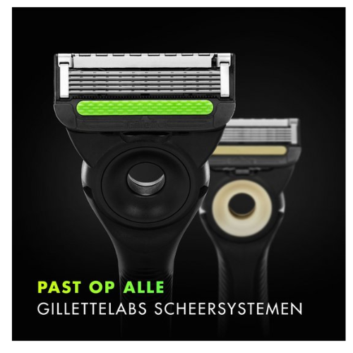 Lames de rechange Gillette pour GilletteLabs - Barre exfoliante et rasoir chauffant - 3 lames