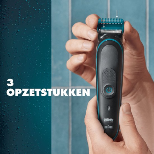 Gillette Intimate Trimmer - Tondeuse intime pour hommes - Étanche