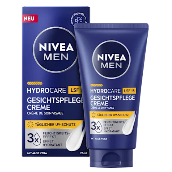 Nivea Men Gezicht crème HydroCare LSF 15 - 75 ml