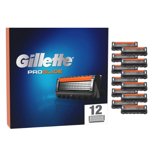 Lames de rasoir Gillette ProGlide pour hommes - 12 lames de rechange
