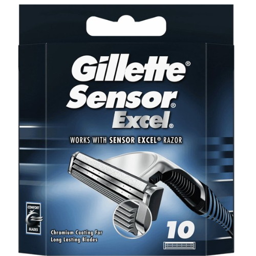 Gillette Sensor Excel - 10 pièces - Lames de rasoir