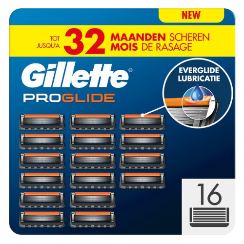 Lames de rasoir Gillette Fusion5 Proglide pour hommes - Lot de 16