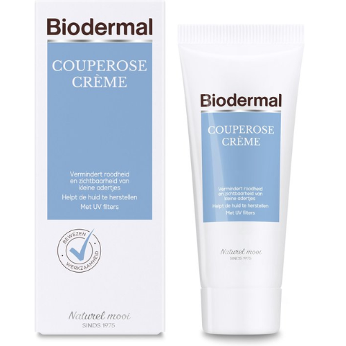 Crème de jour Biodermal Couperose - Prévient la visibilité de la rosacée - 30 ml