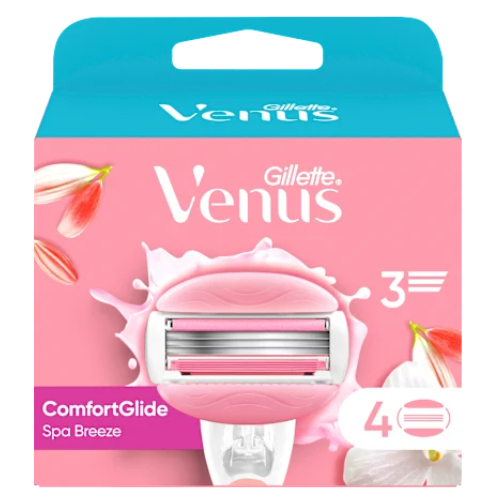 Lames de rasoir Gillette Venus Comfortglide Spa Breeze pour femme - 4 recharges