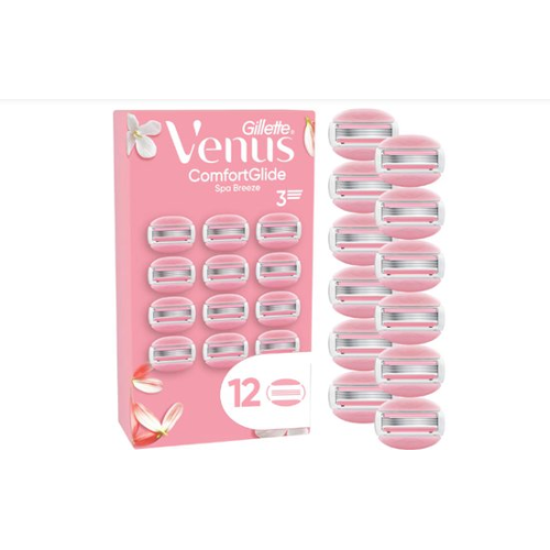 Lames de rasoir Gillette Venus Comfortglide Spa Breeze pour femmes - 12 lames de rechange