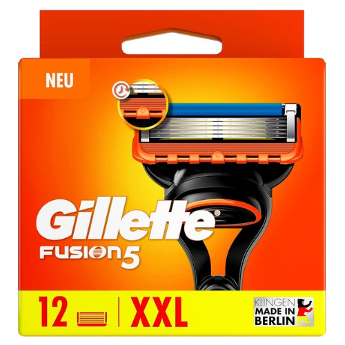 Lames de rasoir Gillette Fusion5 pour hommes - Lot de 12