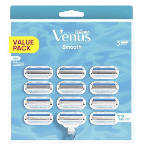 Lames de rasoir Gillette Venus Smooth - 12 lames de rechange