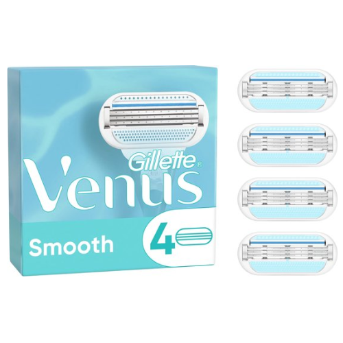 Lames de rasoir Gillette Venus Smooth pour femmes - 4 lames de rechange