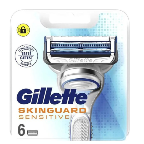 Lames de rasoir Gillette Skinguard Sensitive, 6 pièces
