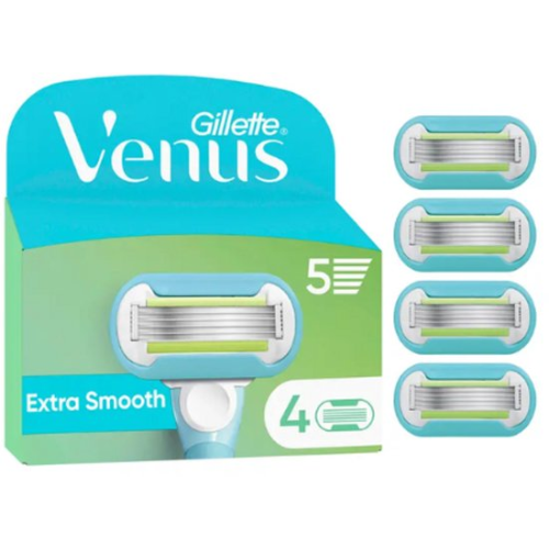 Gillette - Venus - Extra Smooth - Lames de rasoir/Recharges - Lot de 4