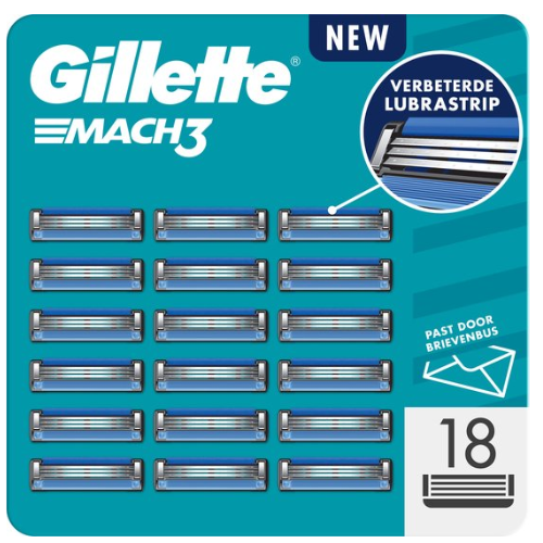 Lames de rasoir Gillette Mach 3 - Pour homme - 18 lames