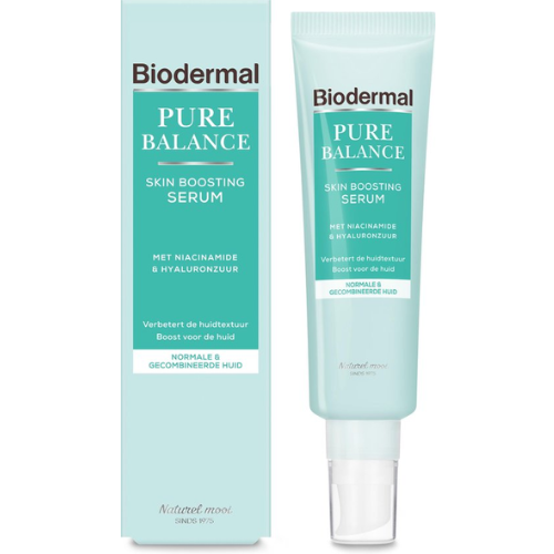 Sérum Biodermal Pure Balance - Sérum booster de peau - Sérum à l'acide hyaluronique et à la niacinamide - 30 ml