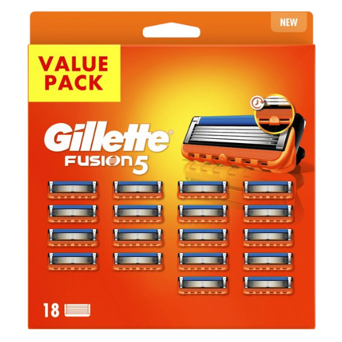Gillette Fusion5 - Lames de rechange - Pour hommes - 18 lames de rechange