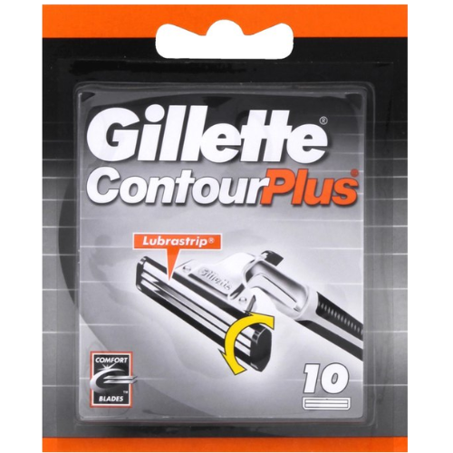Gillette Contour Plus - 10 pièces - Rasoirs jetables