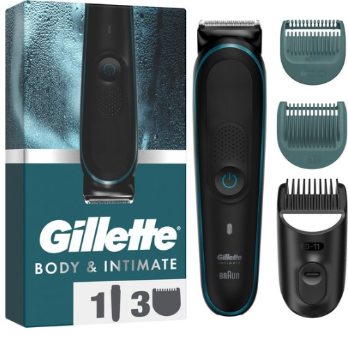 Gillette Intimate Trimmer - Tondeuse intime pour hommes - Étanche
