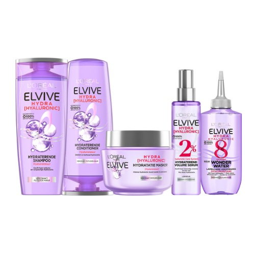 L'Oréal Paris Elvive Hydra Hyaluronic Shampoo - Voor verzwakt, futloos haar - voordeelverpakking - 6x 250 ml