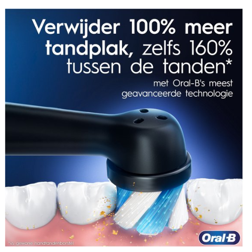 Oral-B iO 4N - Black & White - Elektrische Tandenborstels - Ontworpen Door Braun