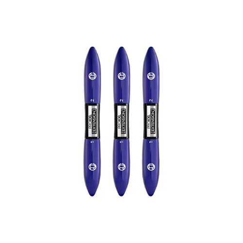L'Oréal Paris - PRO XXL EXTENSION - Zwart - Mascara geïnspireerd op het effect van wimperextensions - 12 ml - voordeelverpakking - 3 Stuks