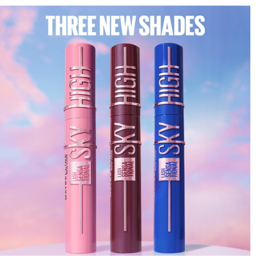 Maybelline New York - Lash Sensational Sky High - Waterproof - Zwart - Eindeloos lengte en natuurlijk ogend volume mascara - 6ml - voordeelverpakking - 3 Stuks