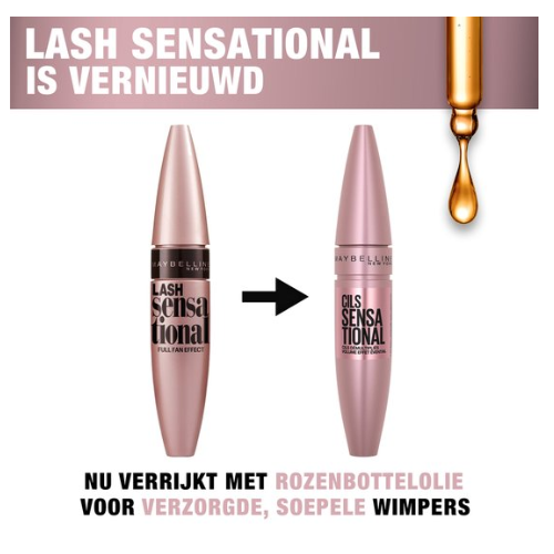 Maybelline New York - Lash Sensational Mascara - Very Black - Zwarte Volume Mascara met separatie - 9,5 ml