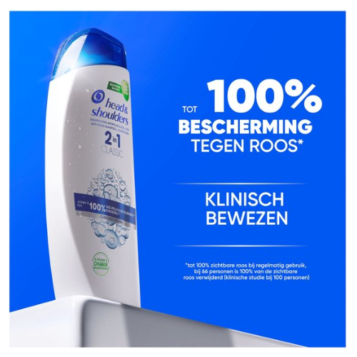 Head & Shoulders Classic 2-in-1 - Anti-Roos Shampoo - Fris en schoon haar - 400ml