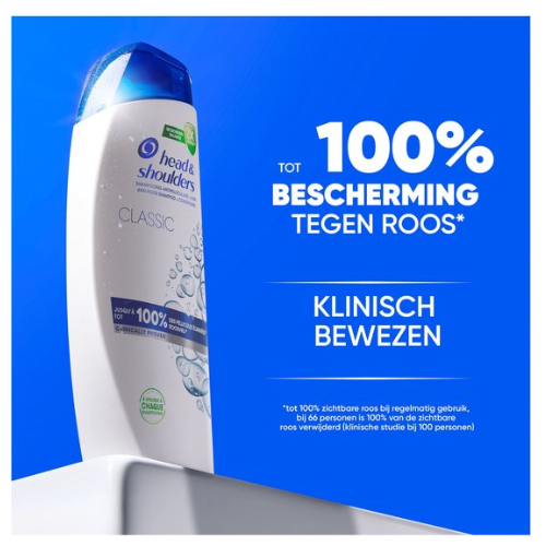 Head & Shoulders Classic - Anti-roos Shampoo - Fris Gevoel Voor Dagelijks Gebruik - 400ml