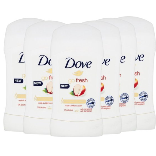 Dove Apple & White Tea Deodorant Stick - 6 x 40ml - Deodorant Vrouw