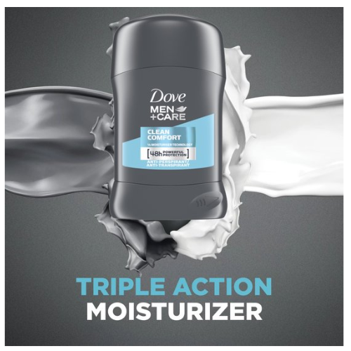 Dove Men +Care Clean Comfort Deo Stick - 48H Anti transpirant / Perspirant /Voordeelverpakking - 6 x 50ml