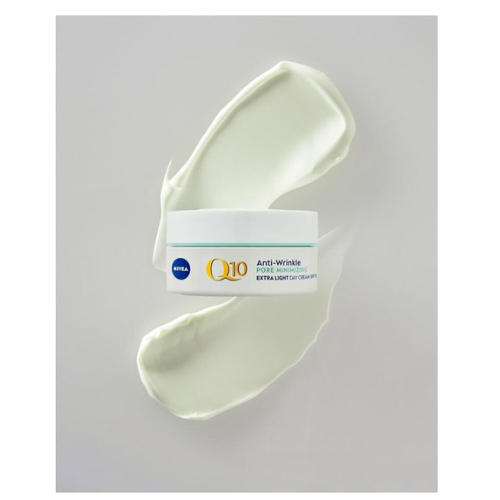 NIVEA Q10 POWER Crème de Jour Anti-Rides Visage - Affinage des Pores - Peaux Mixtes à Grasses - SPF 15 - Crème au Q10 et extrait d'algues - 50 ml