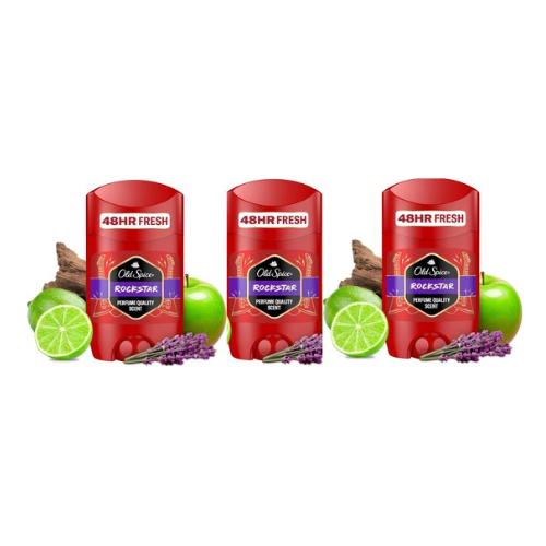 Déodorant en stick Old Spice Rockstar - 3 x 50 ml