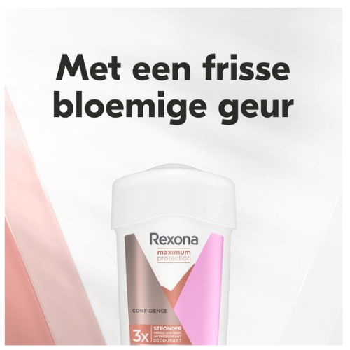 Déodorant anti-transpirant Rexona Women Protection maximale - Confidence - 6 x 45 ml - Pack économique