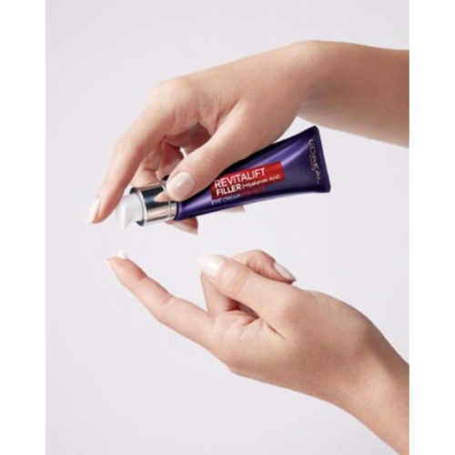 L'Oréal Paris Revitalift Filler Crème Contour des Yeux à l'Acide Hyaluronique - Crème Visage - Anti-Rides - 30 ml