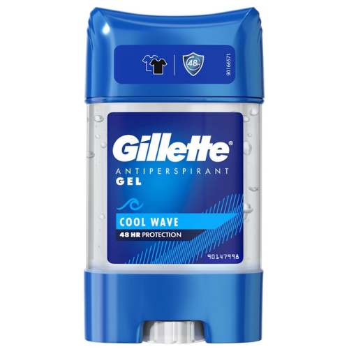 Gillette Cool Wave Anti Perspirant 48H - Clear Gel Deodorant - 70 ml