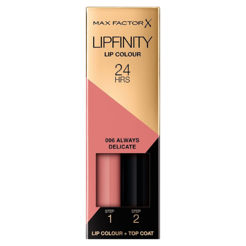 Max Factor Lipfinity Lip Colour Lippenstift  - 006 Always Delicate
