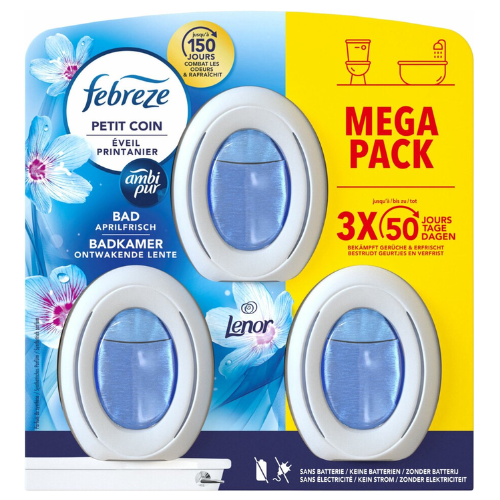 Ambi Pur Luchtverfrisser Badkamer Lenor Ontwakende Lente 3 stuks