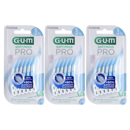 GUM Soft-Picks PRO Small - voordeelverpakking - 3 x 30 stuks