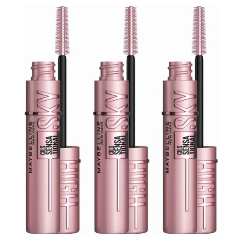 Maybelline New York - Lash Sensational Sky High - Very Black - Zwart - Lengte Mascara - 3 x 7,2ml