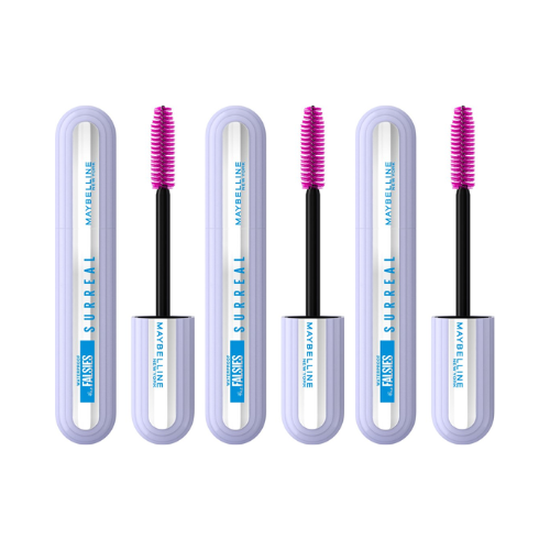 Maybelline New York The Falsies Surreal Extensions Waterproof Mascara - Blackest Black Lengte Mascara 10ml - voordeelverpakking - 3 Stuks