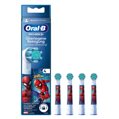 Brossettes de brosse Oral-B PRO Spiderman, 3 ans et plus, lot de 4